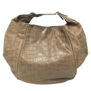 Givenchy Croc Embossed Oversized Hobo Shoulder Bag